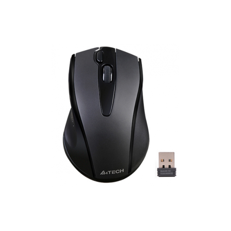 Mouse a4tech - g9-500fs-bk wireless 2.4ghz optic 1000 dpi butoane/scroll 3/1 silent click negru