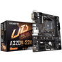 Placa de baza gigabyte socket am4 a320m-s2h 3.1  amd a320 ultra durable motherboard with hybrid