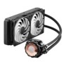 Sapphire nitro+ s240-a aio cpu cooler  radiator dimensions: 273mm x 120.5mm x 52.5mm  radiator material: