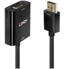 Adaptor lindy hdmi 1.3 to vga converter  https://www.lindy.co.uk/audio-video-c2/converters-scalers-c105/hdmi-to- vga-converter-p