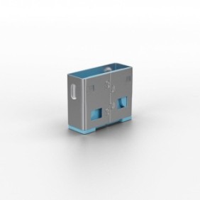 Lindy 10 usb port locks blue no key blocator porturi usb (capace)