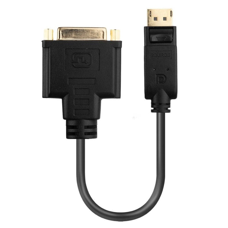 Adaptor lindy displayport 1.2 to dvi converter  https://www.lindy.co.uk/audio-video-c2/converters-scalers- c105/displayport-1-2-