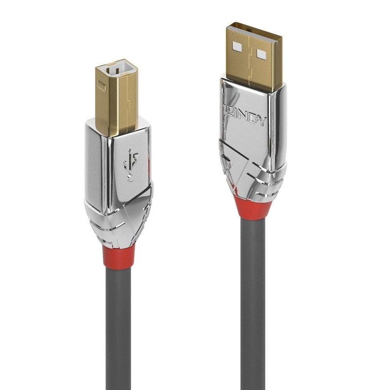 Cablu lindy 3m usb 2.0 type a to b cable cromo line