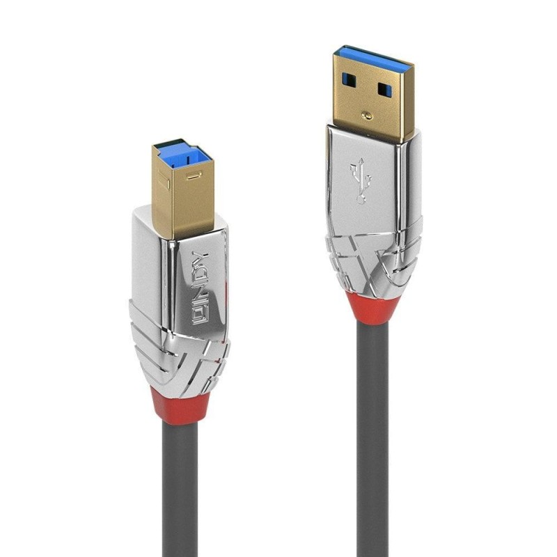 Cablu lindy 3m usb 3.0 type a to b cromo line