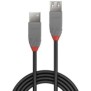 Cablu lindy 0.5m usb 2.0 type a extension anthra line