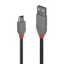 Cablu lindy 2m usb 2.0 type a to mini-b anthra line