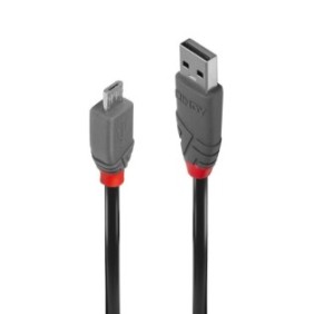 Cablu lindy 05m usb 2.0 type a to micro-b anthra line