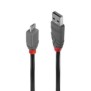 Cablu lindy 05m usb 2.0 type a to micro-b anthra line