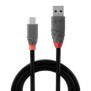 Cablu lindy 1m usb 2.0 type a - microusb anthra line