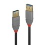 Cablu lindy 0.5m usb 3.2 type a extension cable 5gbps anthra line