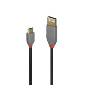 Cablu lindy 3m usb 2.0  type a to c anthra line