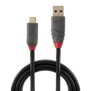 Cablu lindy 1.5m usb 3.2 type a to c cable 10gbps 5a pd anthra line