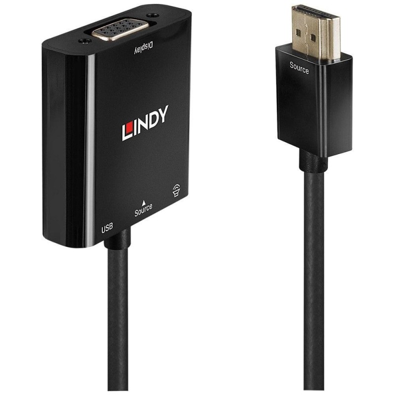 Adaptor hdmi to vga and audio converter  https://www.lindy.co.uk/audio-video-c2/converters-scalers-c105/hdmi-to- vga-and-audio-c