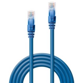 Cablu lindy 2m cat.6 u/utp blue