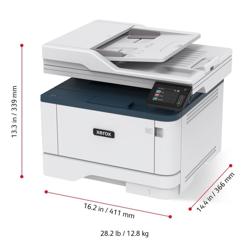 Multifunctional laser mono xerox workcentre b305v_dni (tiparire copiere scanare)dimensiune: a4 viteza: 40 ppm duplex rezolutie: