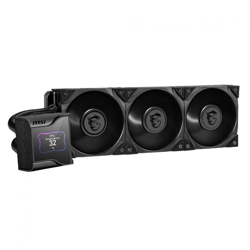 Cooler procesor msi meg coreliquid s360 negru dimensiune radiator 394x120x27mm 3 ventilatoare airflow ventilatoare: 56.2