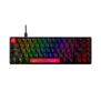 Tastatura hp hyperx alloy 65 red tastatura mecanica cablu usb type-c detasabil iluminare rgb anti-ghosting