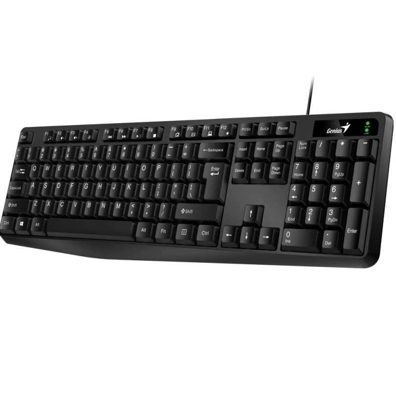 Tastatura genius usb kb-117 black  model name kb-117 interface usb keycap type concave function keys