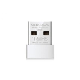 Mercusys nano usb asdapter wireless n150 standarde wireless: ieee 802.11n ieee 802.11g ieee 802.11b 2.4