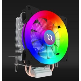 Cooler procesor aqyris puck rgb negru dimensiune heatsink 133x92x64mm (cu ventilator) un ventilator argb viteza