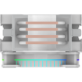 Cooler procesor aqyris uranus ls argb alb dimensiune heatsink 155x125x81mm (cu ventilator) un ventilator argb