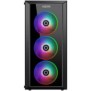 Carcasa aqirys rigel midi tower black  technical data case type: midi tower materials: tempered glass