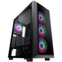 Carcasa aqirys rigel midi tower black  technical data case type: midi tower materials: tempered glass