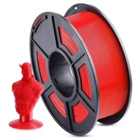 Anycubic pla 3d printer filament red diametru: 1.75mm lungime 340m greutate: 1 kg.