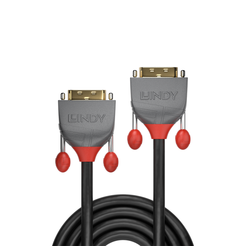 Lindy 2m dvi-d dual link cable anthra line  description  professional choice dvi-d dual link cable