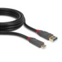 Cablu lindy 1m usb 3.2 type a to type c 10gbps 5a pd anthra line