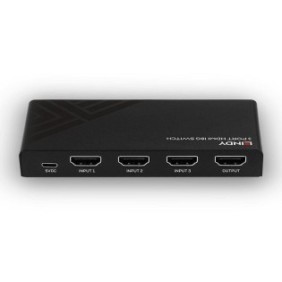 Lindy 3 port hdmi 18g switch  description  switches between 3 hdmi source devices when connected
