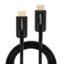 Cablu lindy hdmi 15m fibre optic hybrid ultra high speed hdmi 2.1 aoc  description  combines