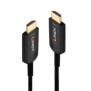 Cablu lindy hdmi 15m fibre optic hybrid ultra high speed hdmi 2.1 aoc  description  combines