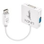 Adaptor lindy dp 1.2 - hdmi dvi vga culoare alb  technical details  specifications  av interface: