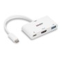 Adaptor lindy usb 3.1 type c to hdmi with usb type a port and power