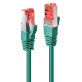 Cablu retea lindy 3m cat.6 s/ftp green rj45 m/m 250mhz copper 27awg  technical details  connectors
