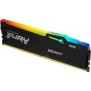 Memorie ram kingston dimm ddr5 16gb 5200mhz cl40 1.25v fury beast rgb