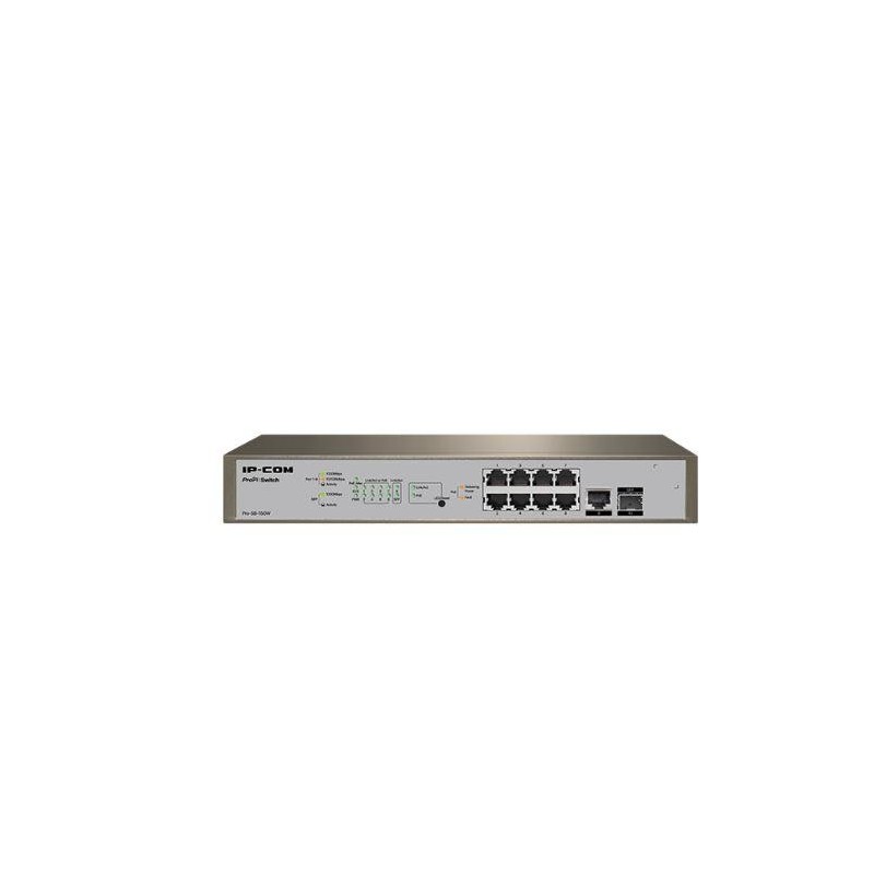 Ip-com pro-s8-150w 8 x 10/100/1000 base-t ethernet ports(poe) 1 x 10/100/1000 base-t ethernet port(data) 1