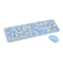 Kit tastatura + mouse serioux colourful 9920bl wireless 2.4ghz us layout multimedia mouse optic 1200dpi
