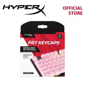 Hp gaming keycaps full set hyperx pudding us layout pink pbt