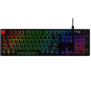 Tastatura hp hyperx alloy origins pbt tastatura mecanica cablu usb type-c detasabil iluminare rgb anti-ghostingneagra