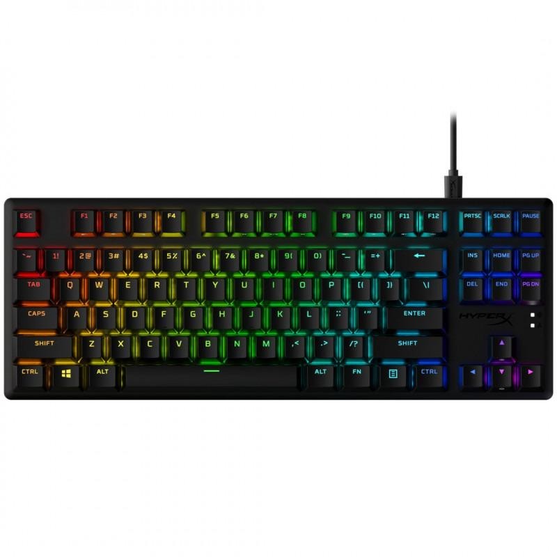 Tastatura hp hyperx alloy origins core pbt tastatura mecanica cablu usb type-c detasabil iluminare rgb