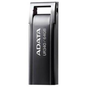 Usb flash drive adata ur340 64gb black metalic usb 3.2