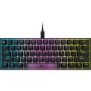 Corsair k65 rgb mini 60% mecanica negru  full key (nkro) with 100% anti-ghosting supported in