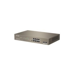 Ip-com switch g1110p-8-150w 8-port gigabit + 2sfp poe standarde: ieee 802.3 ieee 802.3u ieee 802.3ab