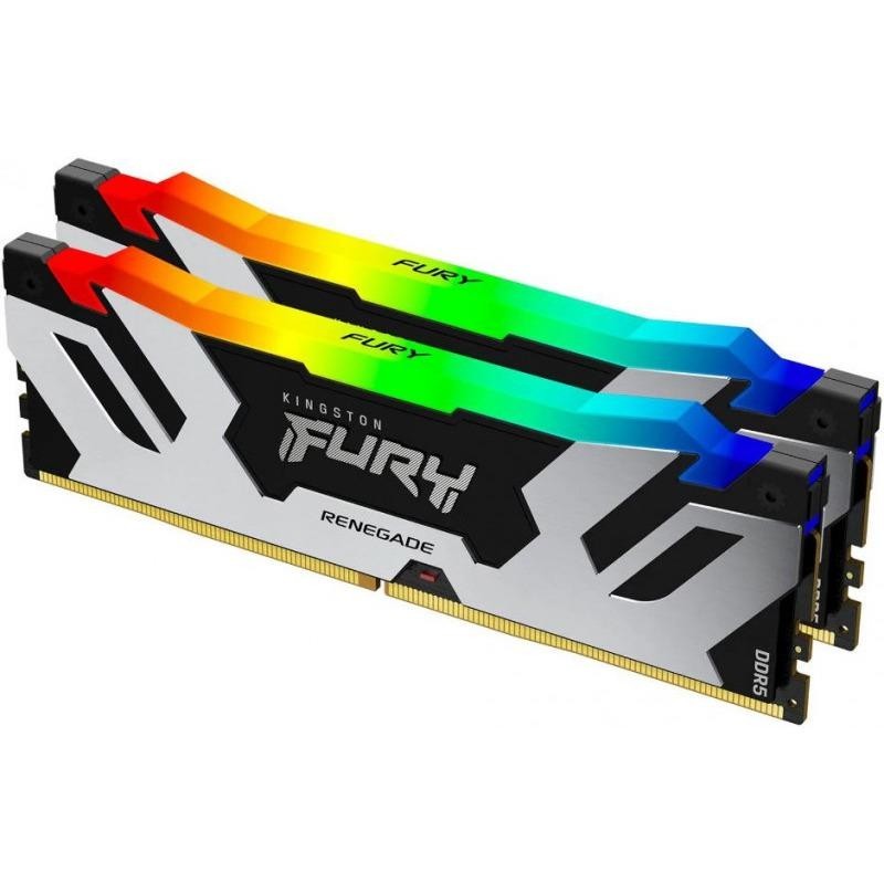 Memorie ram kingston dimm ddr5 32gb 6400mhz cl32 1.35v fury renegade rgb kit of 2