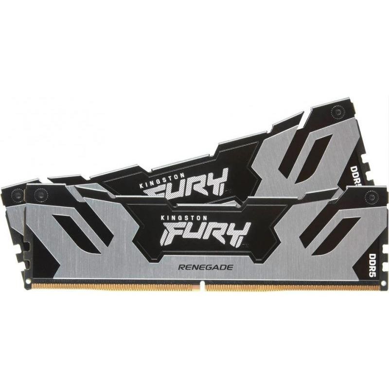 Memorie ram kingston dimm ddr5 32gb 6400mhz cl32 1.35v fury renegade silver kit of 2