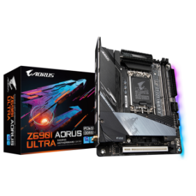 Placa de baza gigabyte z690i aorus ultra lga 1700  intel lga 1700 socket: supports 12th