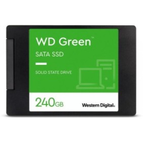 Ssd wd 240gb green sata3 6 gb/s 7mm 2.5 r/w speed: up to 540mbs/465mbs