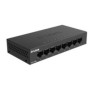 D-link switch dgs-108gl 8 porturi gigabit capacity 16gbps desktop faramanagement metal negru fara ventilator d-link